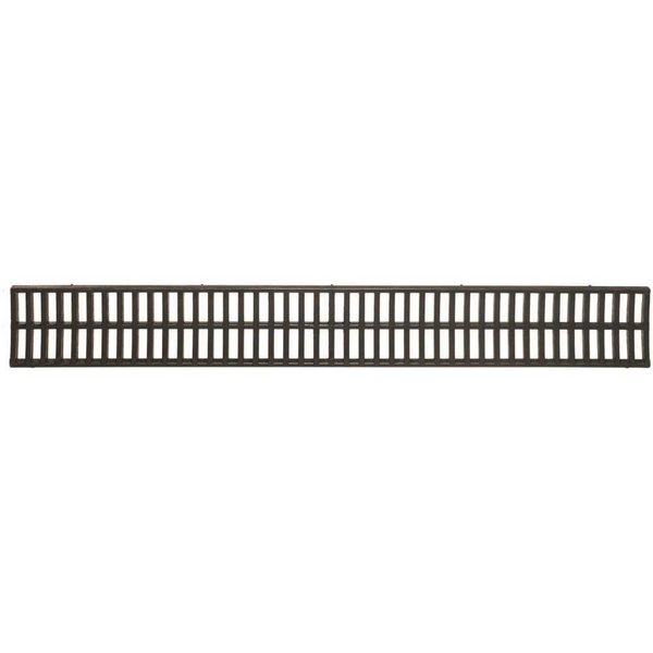 U.S. Trench Drain Deep Series Black Replacement Grate to suit 5.4 x 5.4 x 39.4 in. Trench and Channel Drain 83320